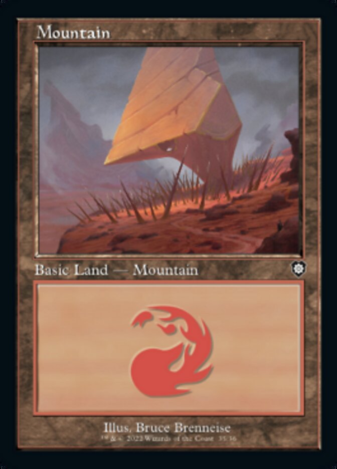 Mountain (035) (Retro) [The Brothers' War Commander] | Gamers Paradise