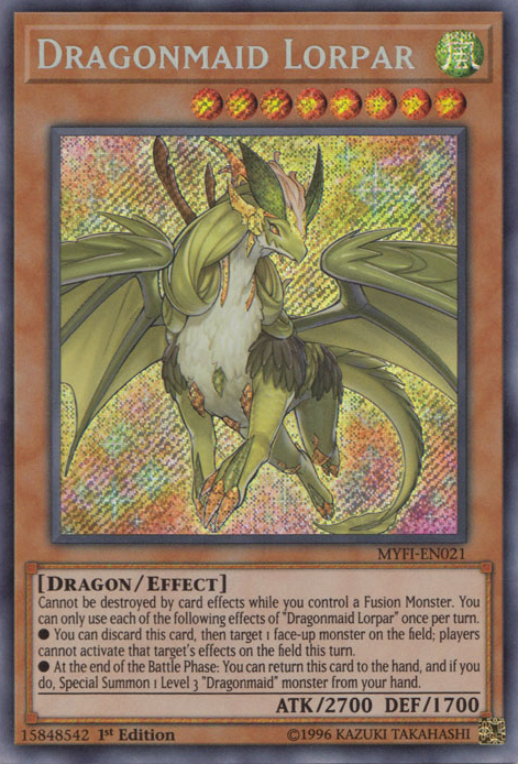 Dragonmaid Lorpar [MYFI-EN021] Secret Rare | Gamers Paradise