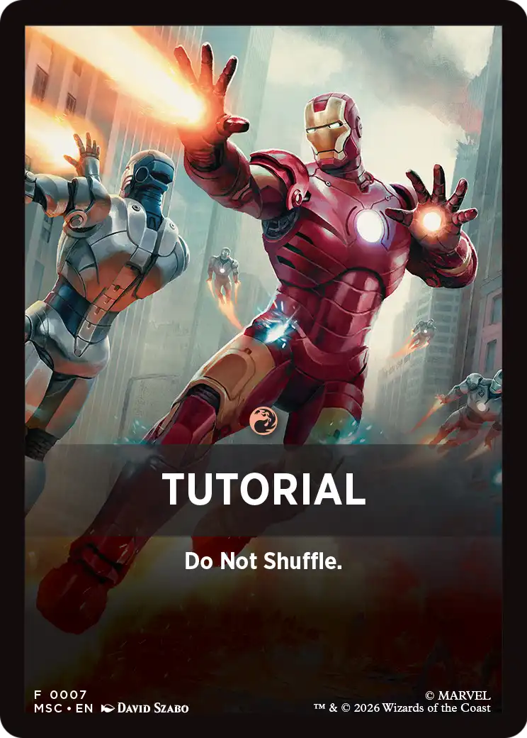 Tutorial Theme Card (0007) [Marvel Super Heroes Commander] | Gamers Paradise