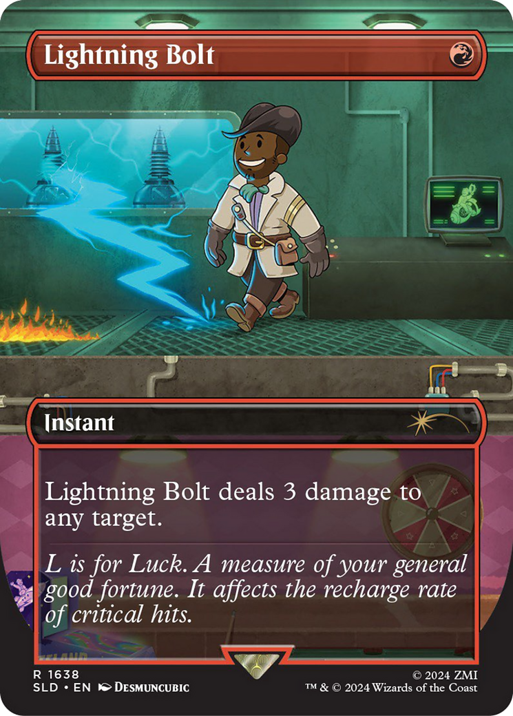 Lightning Bolt (1638) (Rainbow Foil) [Secret Lair Drop Series] | Gamers Paradise