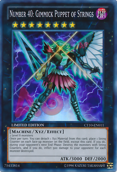 Number 40: Gimmick Puppet of Strings [CT10-EN011] Super Rare | Gamers Paradise