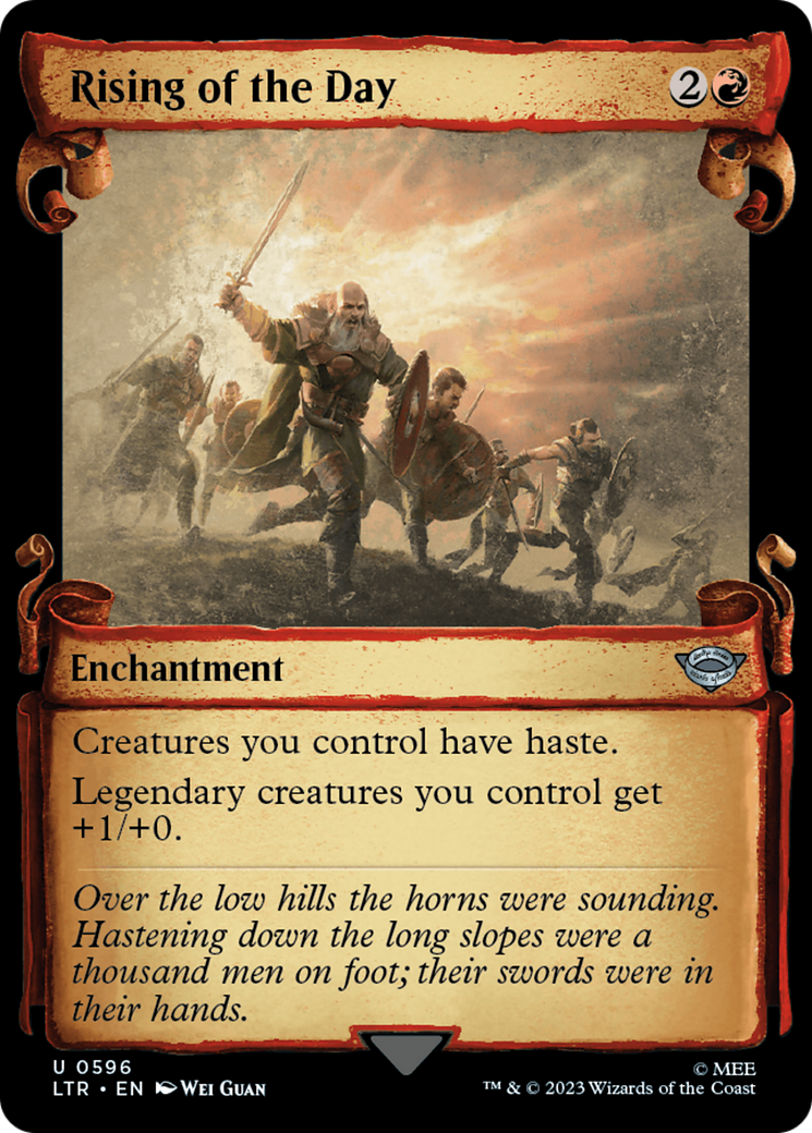 Rising of the Day [The Lord of the Rings: Tales of Middle-Earth Showcase Scrolls] | Gamers Paradise