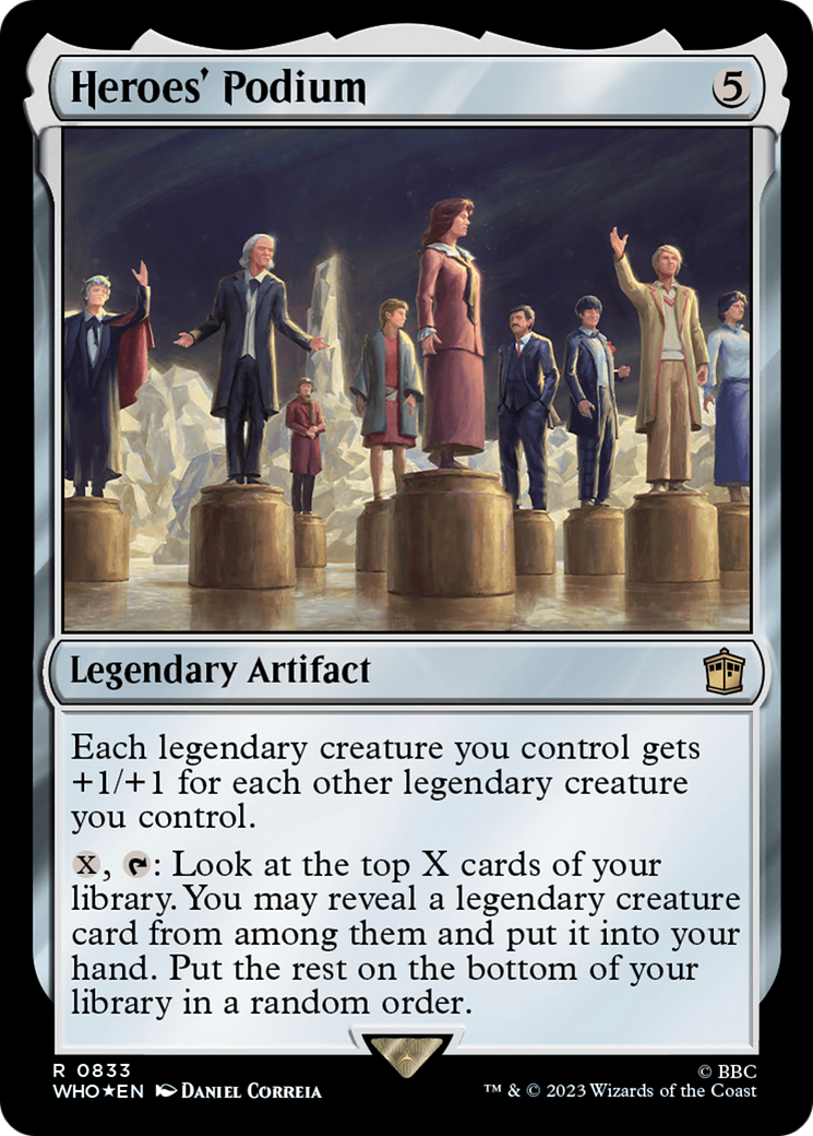 Heroes' Podium (Surge Foil) [Doctor Who] | Gamers Paradise