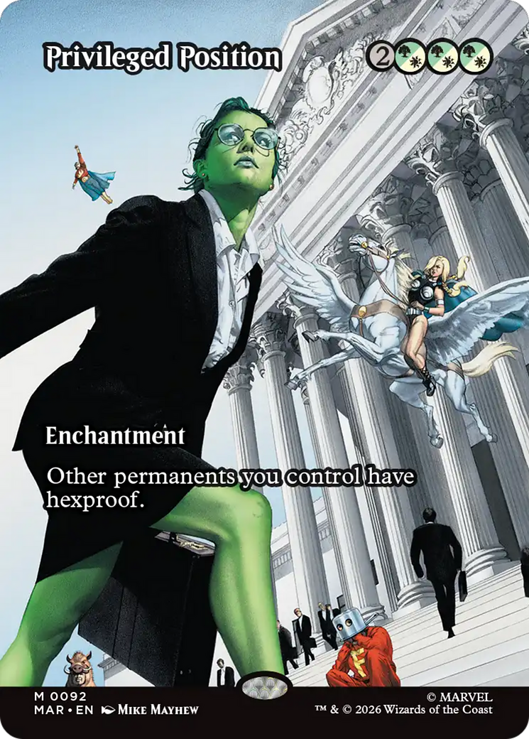 Privileged Position (Borderless) [Marvel Universe: Eternal-Legal] | Gamers Paradise