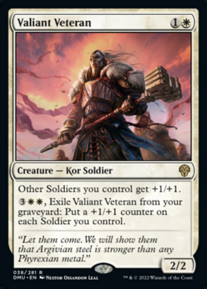 Valiant Veteran [Dominaria United] | Gamers Paradise