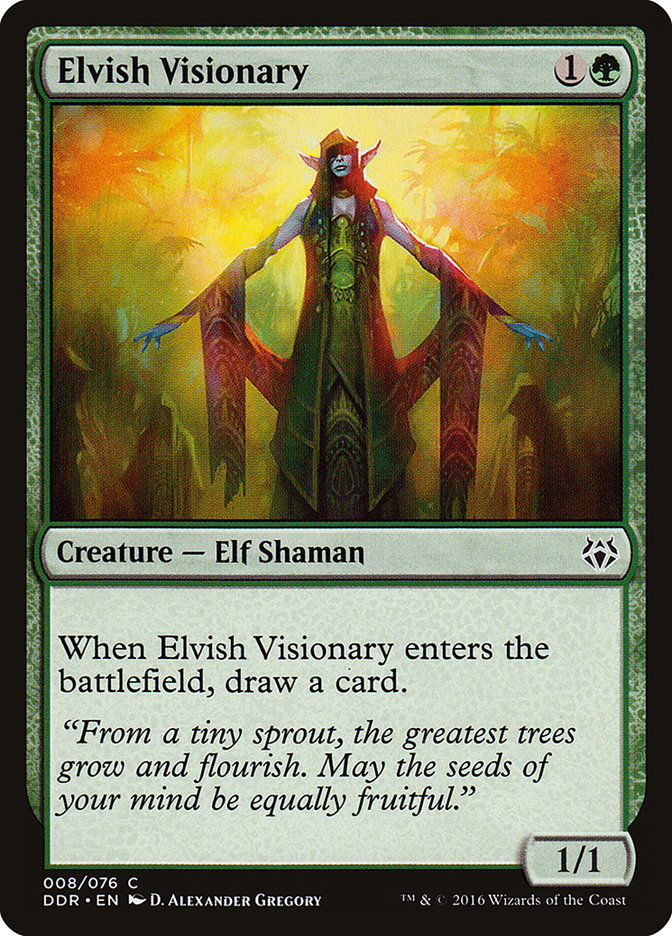 Elvish Visionary [Duel Decks: Nissa vs. Ob Nixilis] | Gamers Paradise