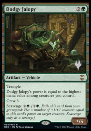 Dodgy Jalopy (Promo Pack) [Streets of New Capenna Commander Promos] | Gamers Paradise