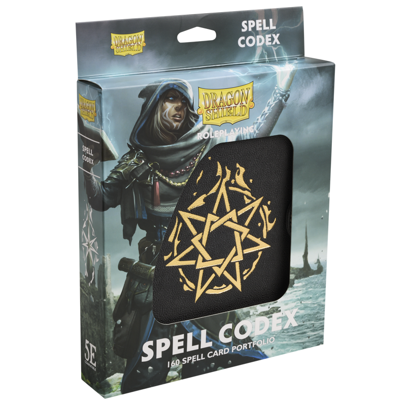 Dragon Shield: Spell Codex - Black (160 Slots) | Gamers Paradise