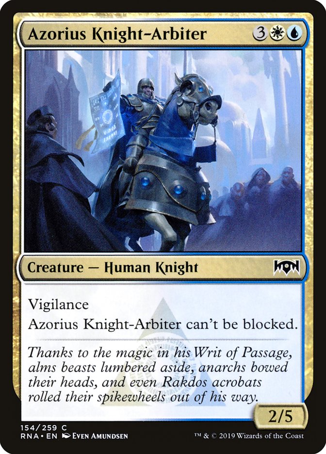 Azorius Knight-Arbiter [Ravnica Allegiance] | Gamers Paradise