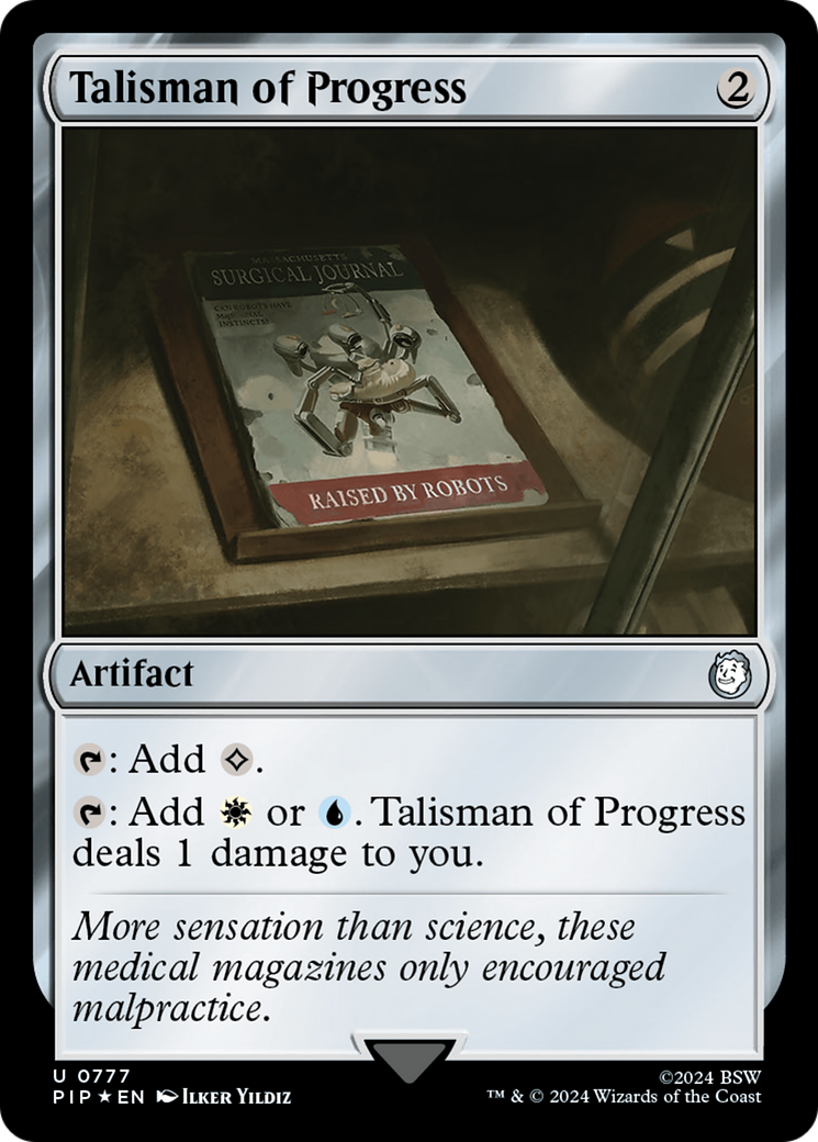 Talisman of Progress (Surge Foil) [Fallout] | Gamers Paradise