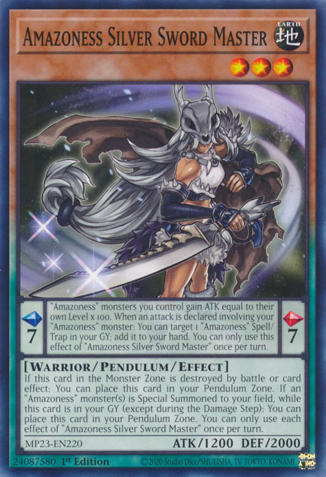 Amazoness Silver Sword Master [MP23-EN220] Common | Gamers Paradise