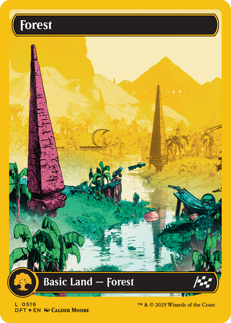 Forest (0516) (First-Place Foil) [Aetherdrift] | Gamers Paradise
