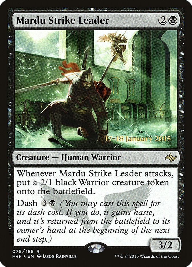 Mardu Strike Leader [Fate Reforged Prerelease Promos] | Gamers Paradise
