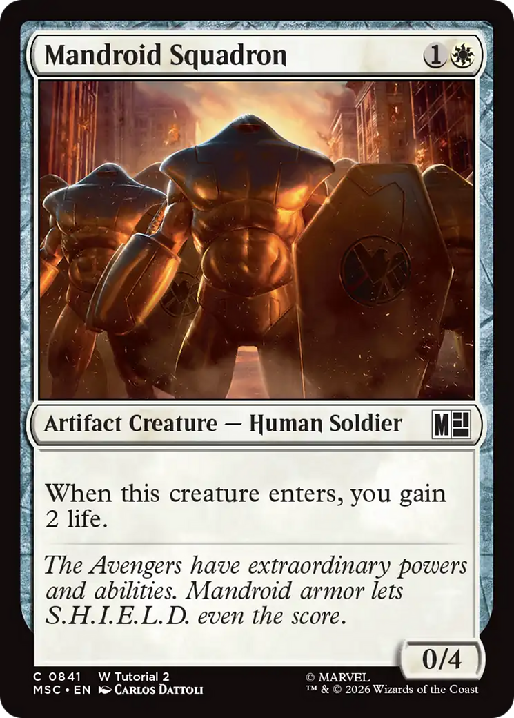 Mandroid Squadron [Marvel Super Heroes Commander] | Gamers Paradise