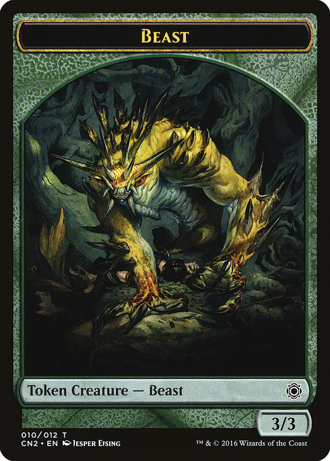 Beast Token [Conspiracy: Take the Crown Tokens] | Gamers Paradise