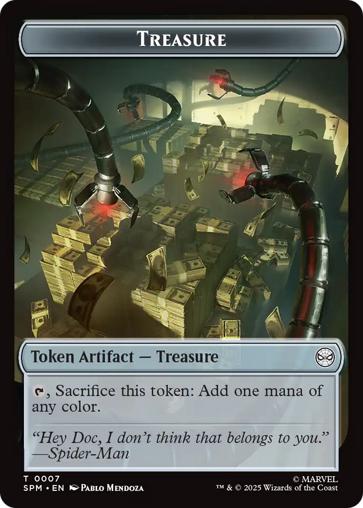 Human Citizen // Treasure Double-Sided Token [Marvel's Spider-Man Tokens] | Gamers Paradise