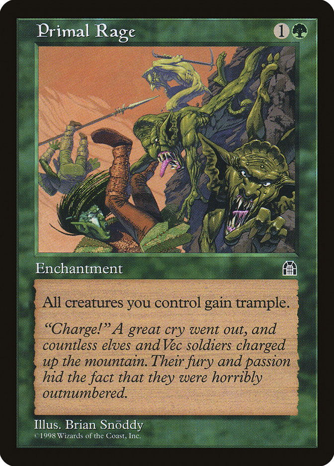 Primal Rage [Stronghold] | Gamers Paradise