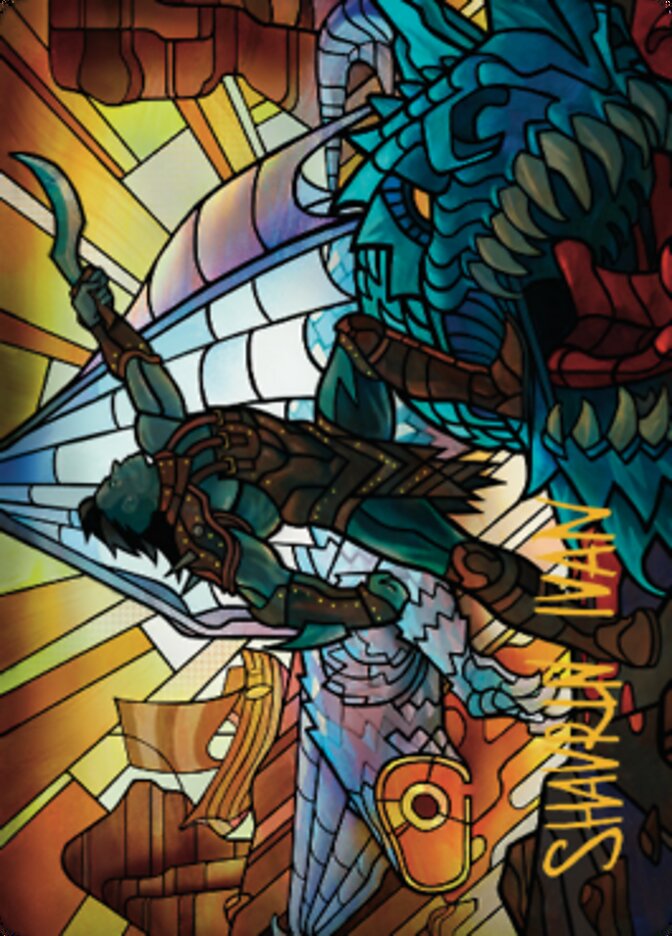 Astor, Bearer of Blades Art Card (Gold-Stamped Signature) [Dominaria United Art Series] | Gamers Paradise