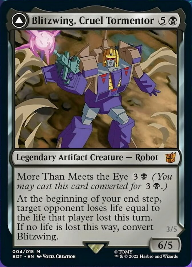 Blitzwing, Cruel Tormentor // Blitzwing, Adaptive Assailant [Transformers] | Gamers Paradise