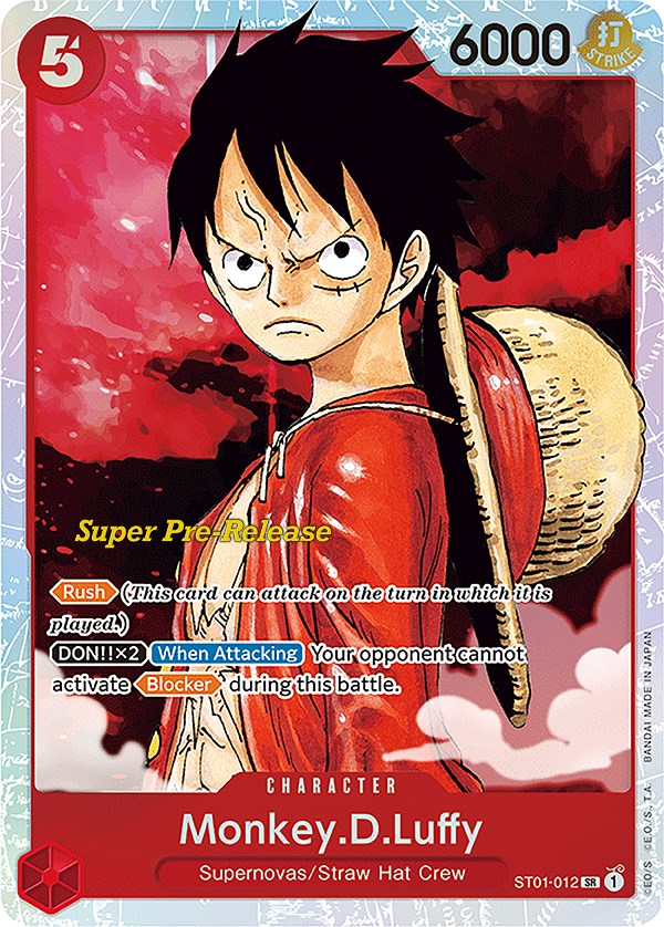 Monkey.D.Luffy (012) [Super Pre-Release Starter Deck: Straw Hat Crew] | Gamers Paradise