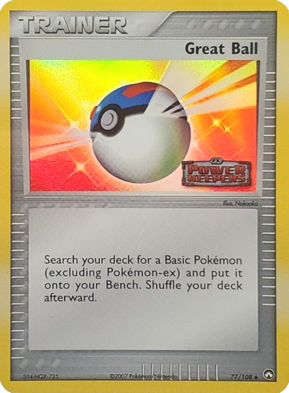 Great Ball (77/108) (Stamped) [EX: Power Keepers] | Gamers Paradise