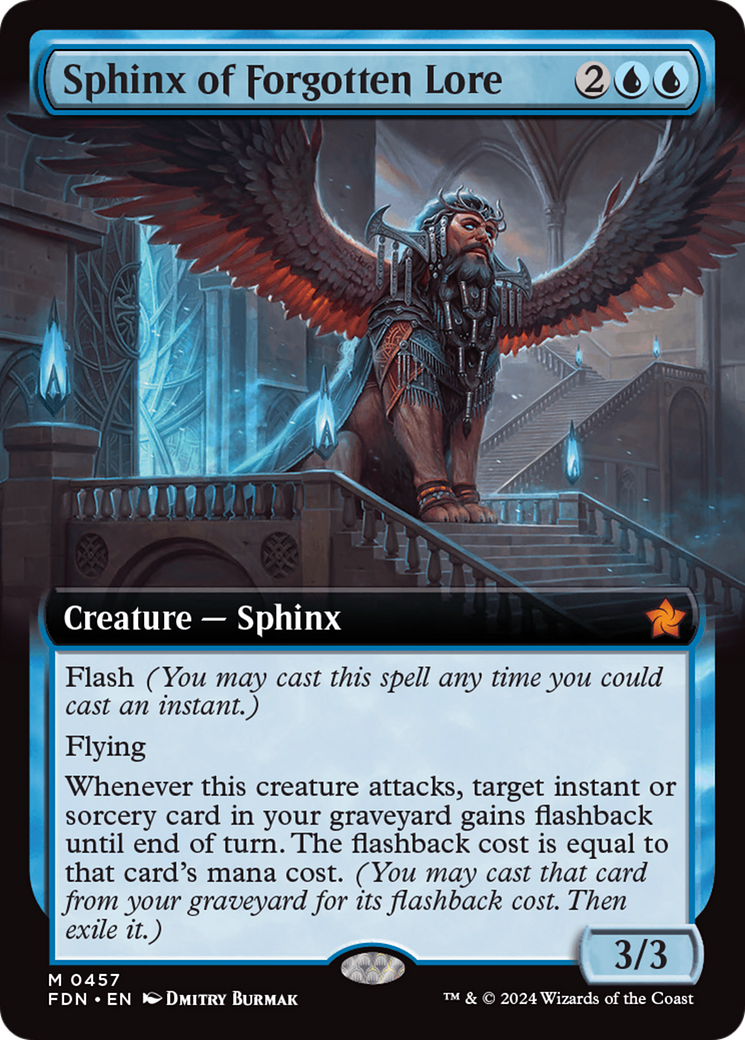 Sphinx of Forgotten Lore (Extended Art) [Foundations] | Gamers Paradise