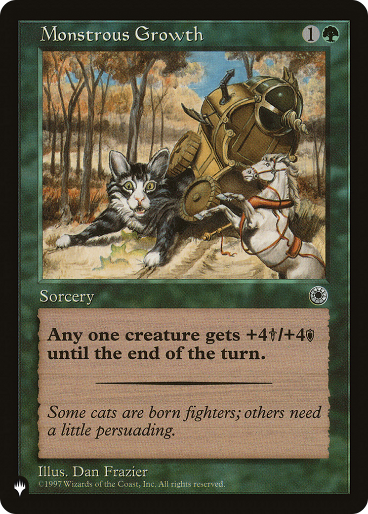 Monstrous Growth (Flavor Text) [The List] | Gamers Paradise