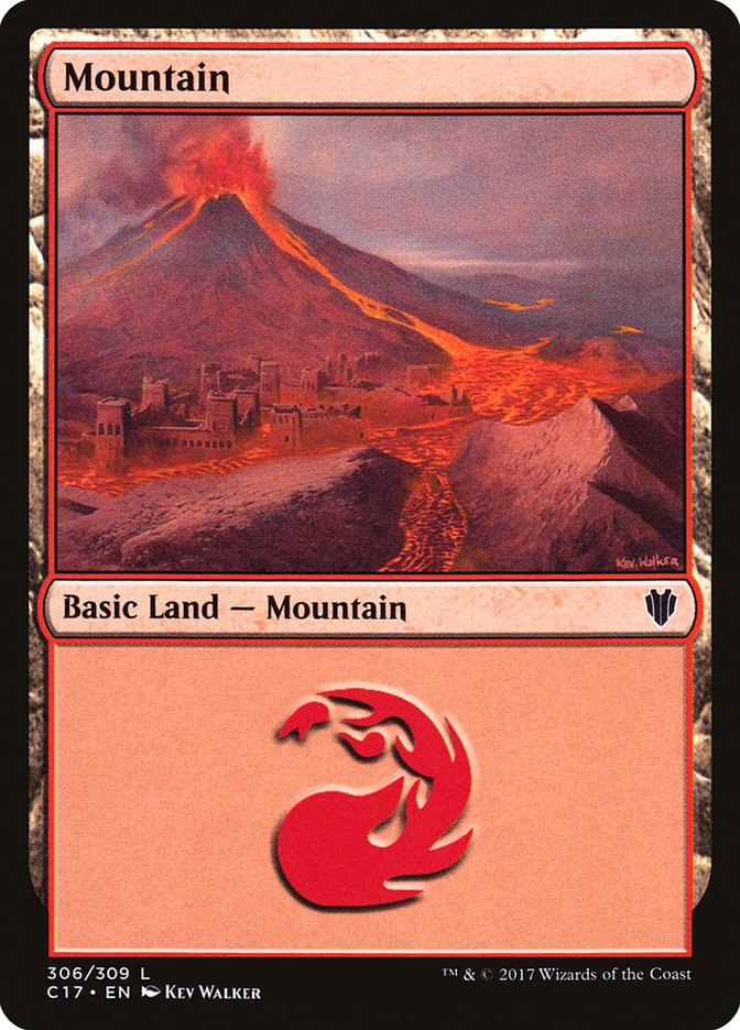 Mountain (306) [Commander 2017] | Gamers Paradise