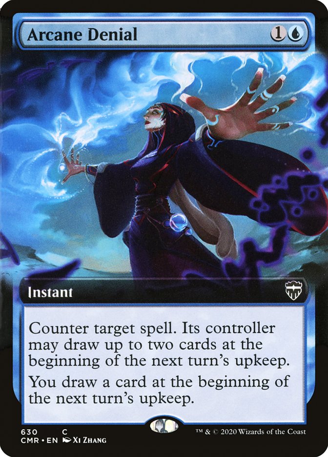 Arcane Denial (Extended Art) [Commander Legends] | Gamers Paradise