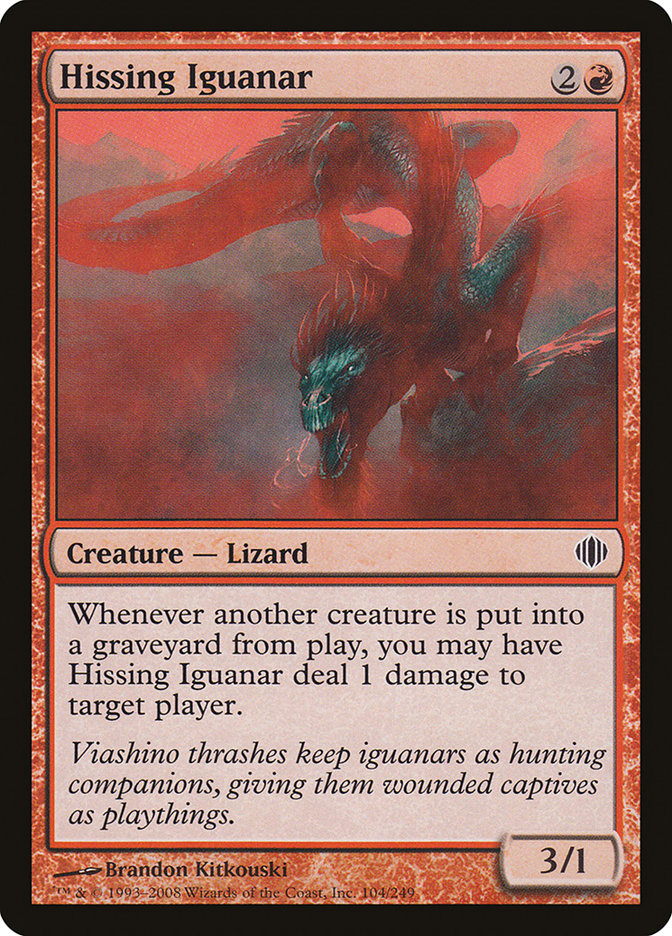 Hissing Iguanar [Shards of Alara] | Gamers Paradise
