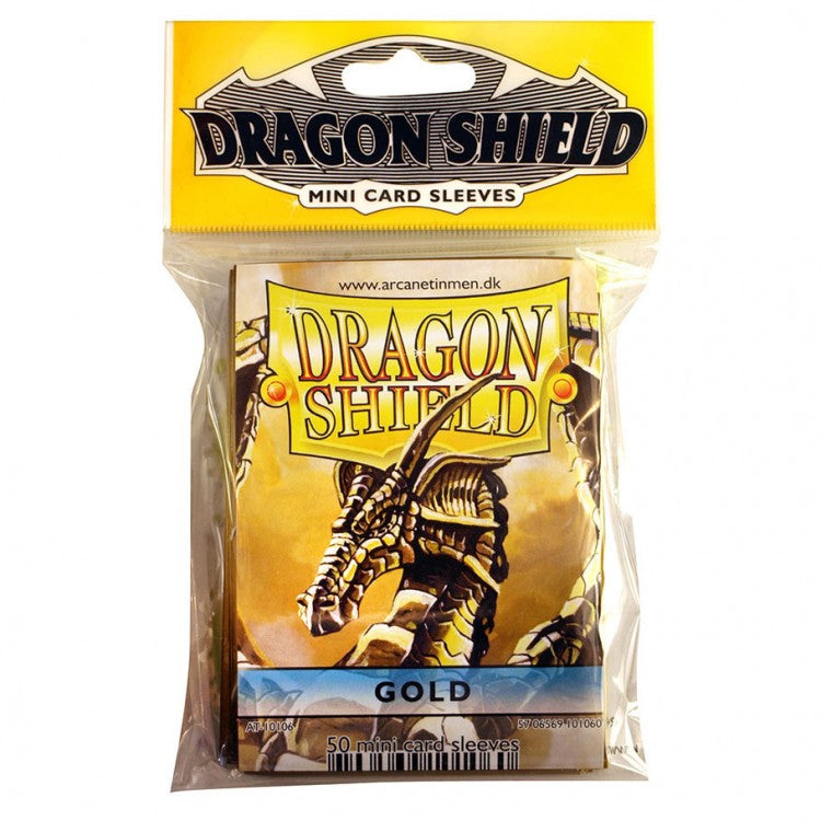 Dragon Shield: Japanese Size 50ct Sleeves - Gold (Classic) | Gamers Paradise