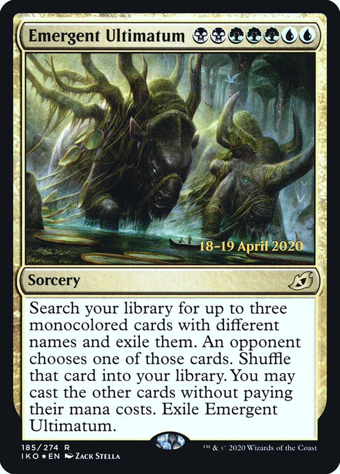 Emergent Ultimatum [Ikoria: Lair of Behemoths Prerelease Promos] | Gamers Paradise