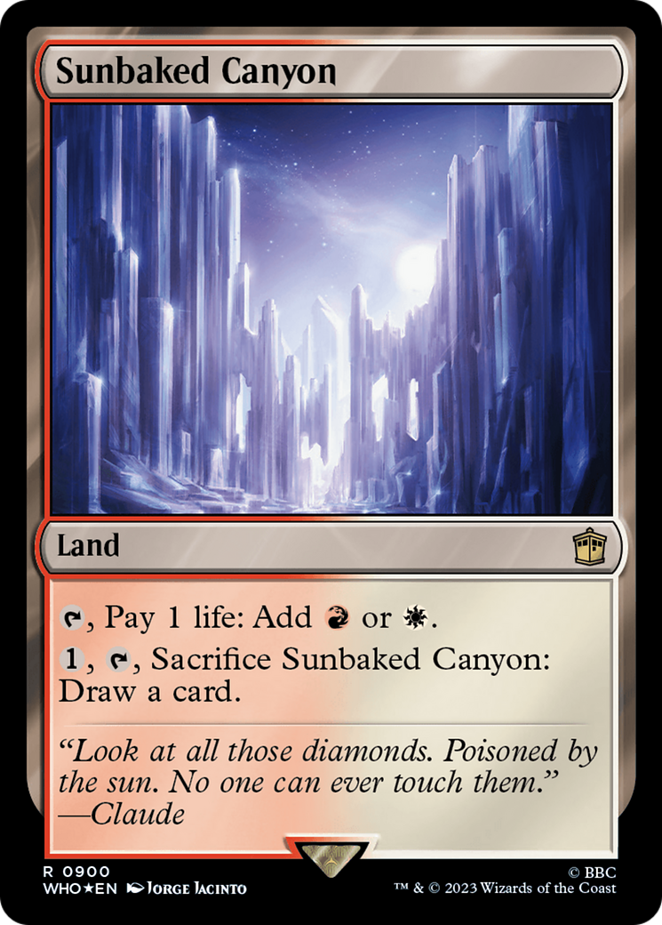 Sunbaked Canyon (Surge Foil) [Doctor Who] | Gamers Paradise