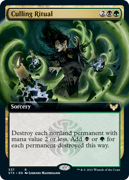 Culling Ritual (Extended Art) [Strixhaven: School of Mages] | Gamers Paradise