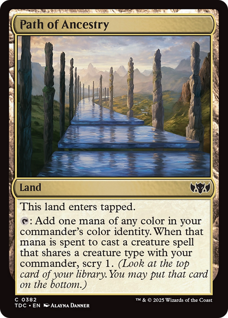 Path of Ancestry [Tarkir: Dragonstorm Commander] | Gamers Paradise