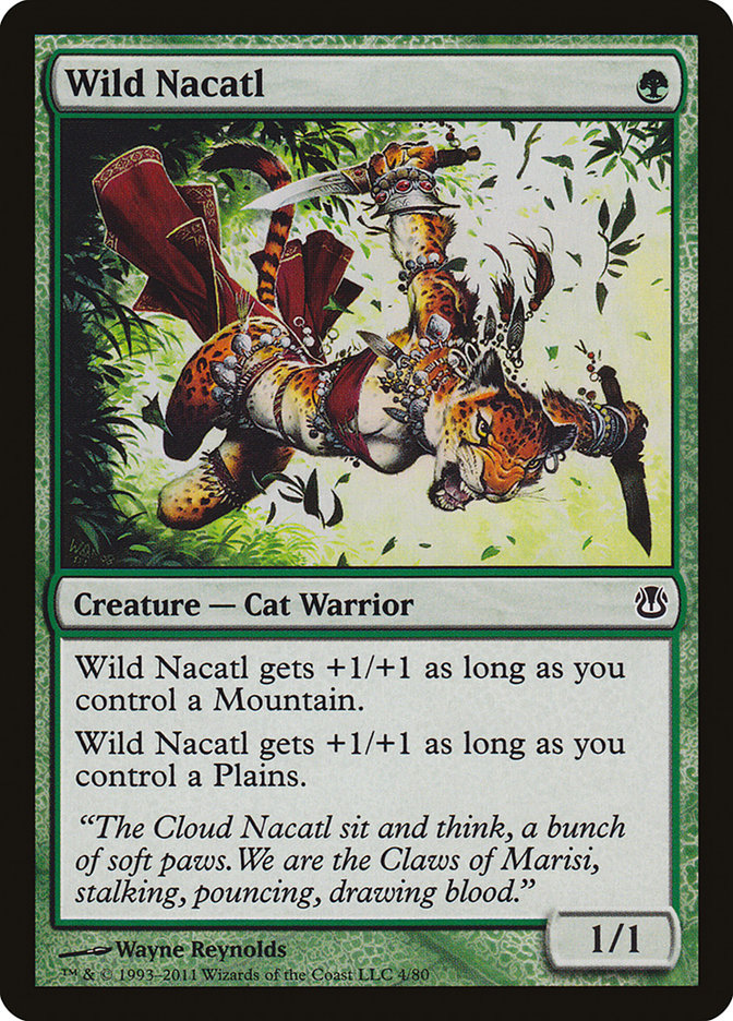 Wild Nacatl [Duel Decks: Ajani vs. Nicol Bolas] | Gamers Paradise