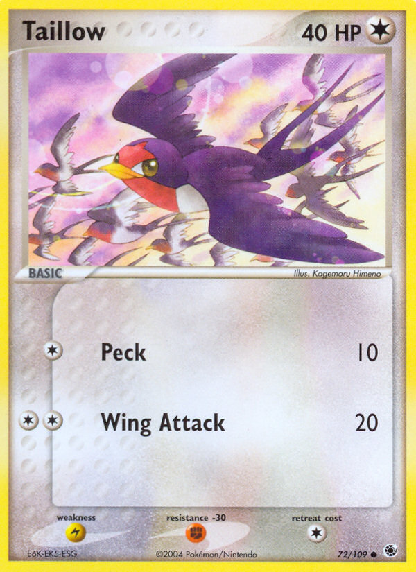 Taillow (72/109) [EX: Ruby & Sapphire] | Gamers Paradise