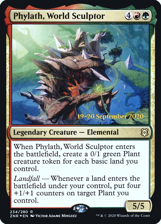 Phylath, World Sculptor [Zendikar Rising Prerelease Promos] | Gamers Paradise