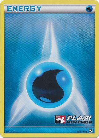 Water Energy (107/114) (Play Pokemon Promo) [Black & White: Base Set] | Gamers Paradise