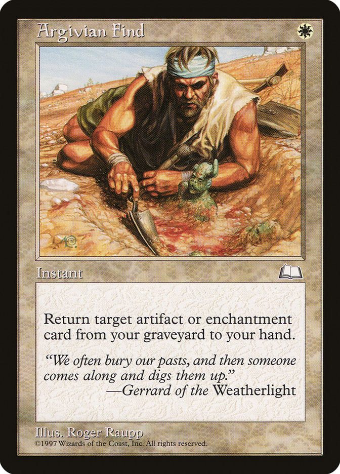 Argivian Find [Weatherlight] | Gamers Paradise