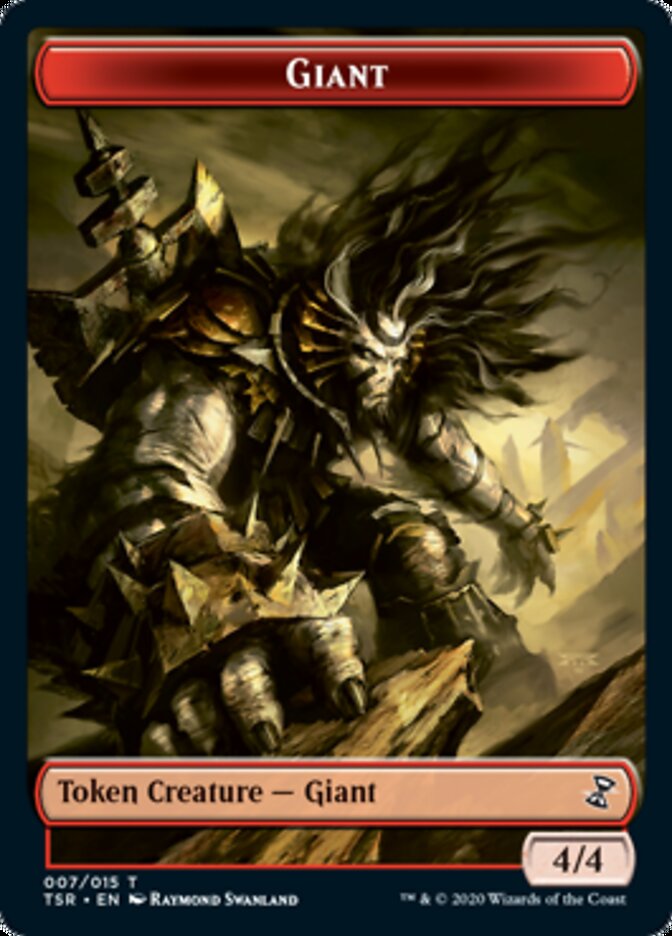 Giant Token [Time Spiral Remastered Tokens] | Gamers Paradise