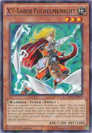 XX-Saber Fulhelmknight [SP15-EN005] Shatterfoil Rare | Gamers Paradise