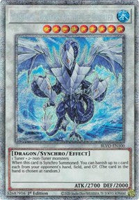 Trishula, Dragon of the Ice Barrier (Starlight Rare) [BLVO-EN100] Starlight Rare | Gamers Paradise