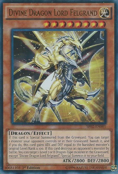 Divine Dragon Lord Felgrand [SR02-EN001] Ultra Rare | Gamers Paradise