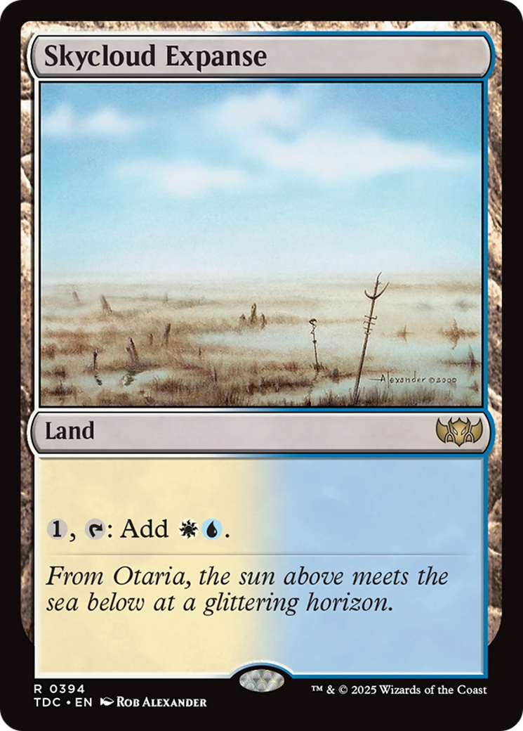 Skycloud Expanse [Tarkir: Dragonstorm Commander] | Gamers Paradise