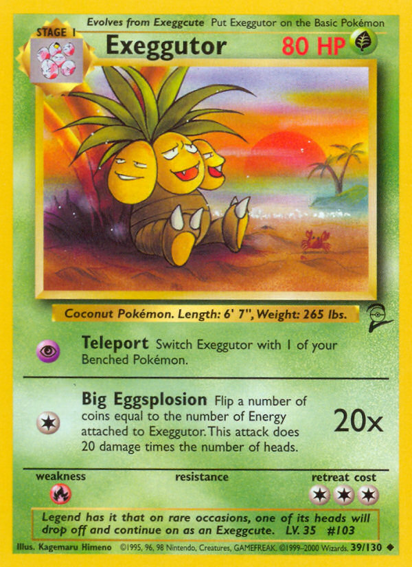 Exeggutor (39/130) [Base Set 2] | Gamers Paradise