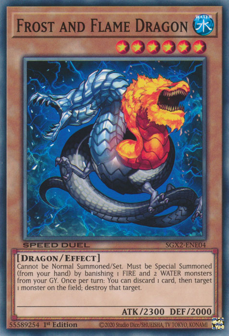 Frost and Flame Dragon [SGX2-ENE04] Common | Gamers Paradise