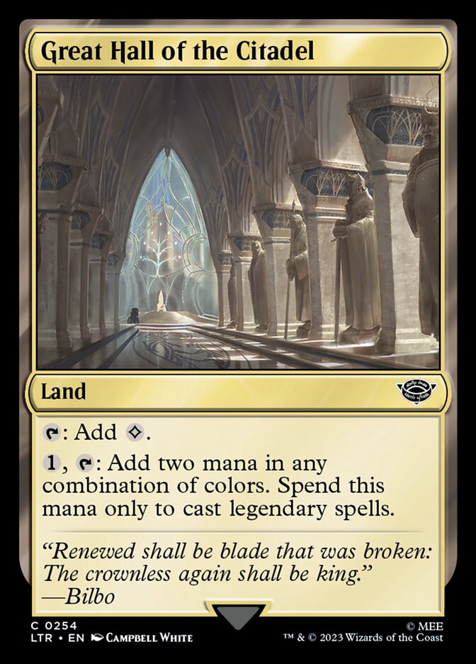 Great Hall of the Citadel [The Lord of the Rings: Tales of Middle-Earth] | Gamers Paradise