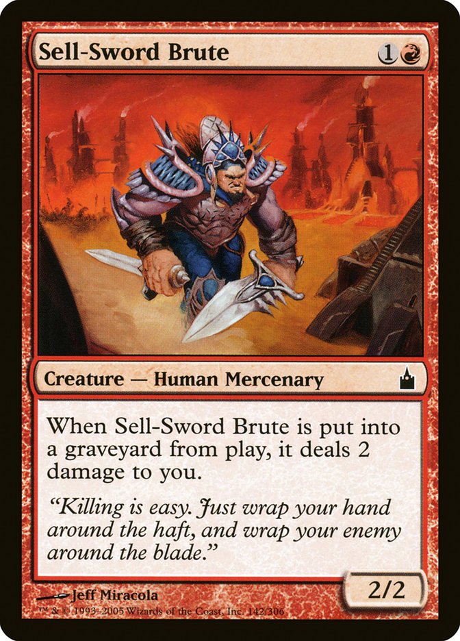 Sell-Sword Brute [Ravnica: City of Guilds] | Gamers Paradise