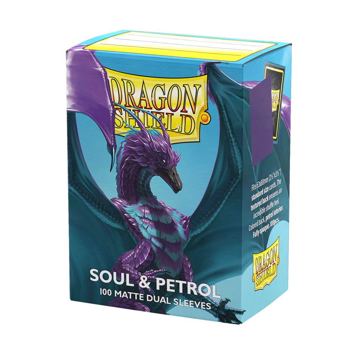 Dragon Shield: Standard 100ct Sleeves - Soul and Petrol | Gamers Paradise